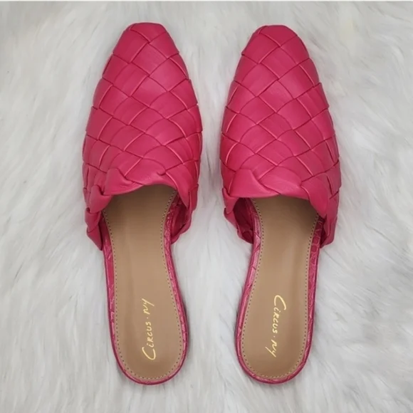 Circus by Sam Edelman Olena Mule Slides Flamingo Pink New In Box - Picture 8 of 16